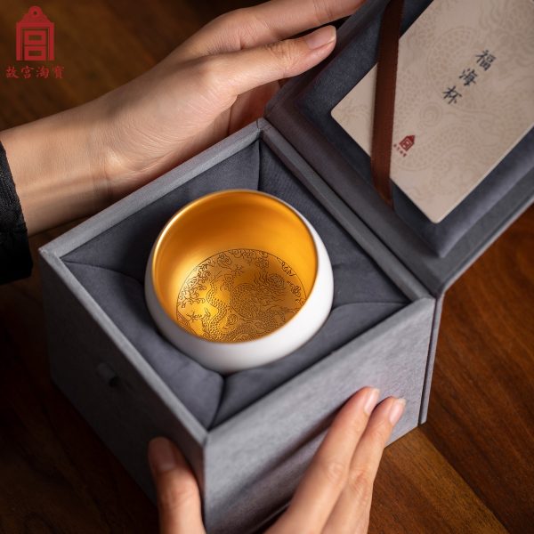 故宫淘宝｜福海杯有龙则灵茶杯礼盒博物馆文创