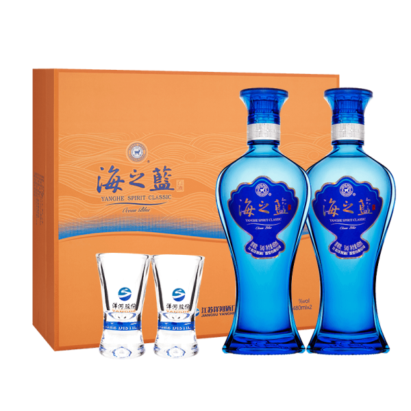 洋河蓝色经典 海之蓝42度480mL_2瓶装礼盒版